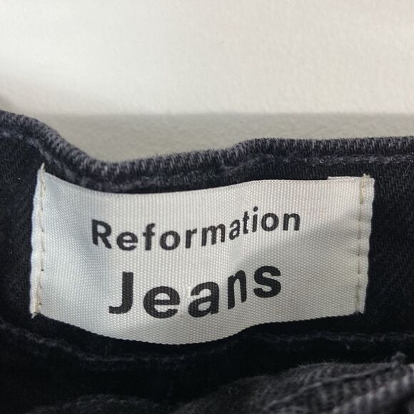 Reformation Dixie High Rise Shorts in Black Size 23 - Picture 5 of 8